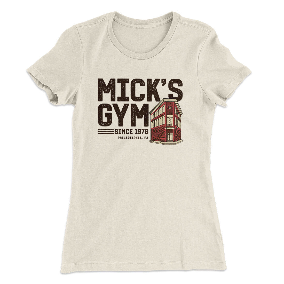 Mick's Gym Women's T-Shirt | Funny Shirt from Famous In Real Life