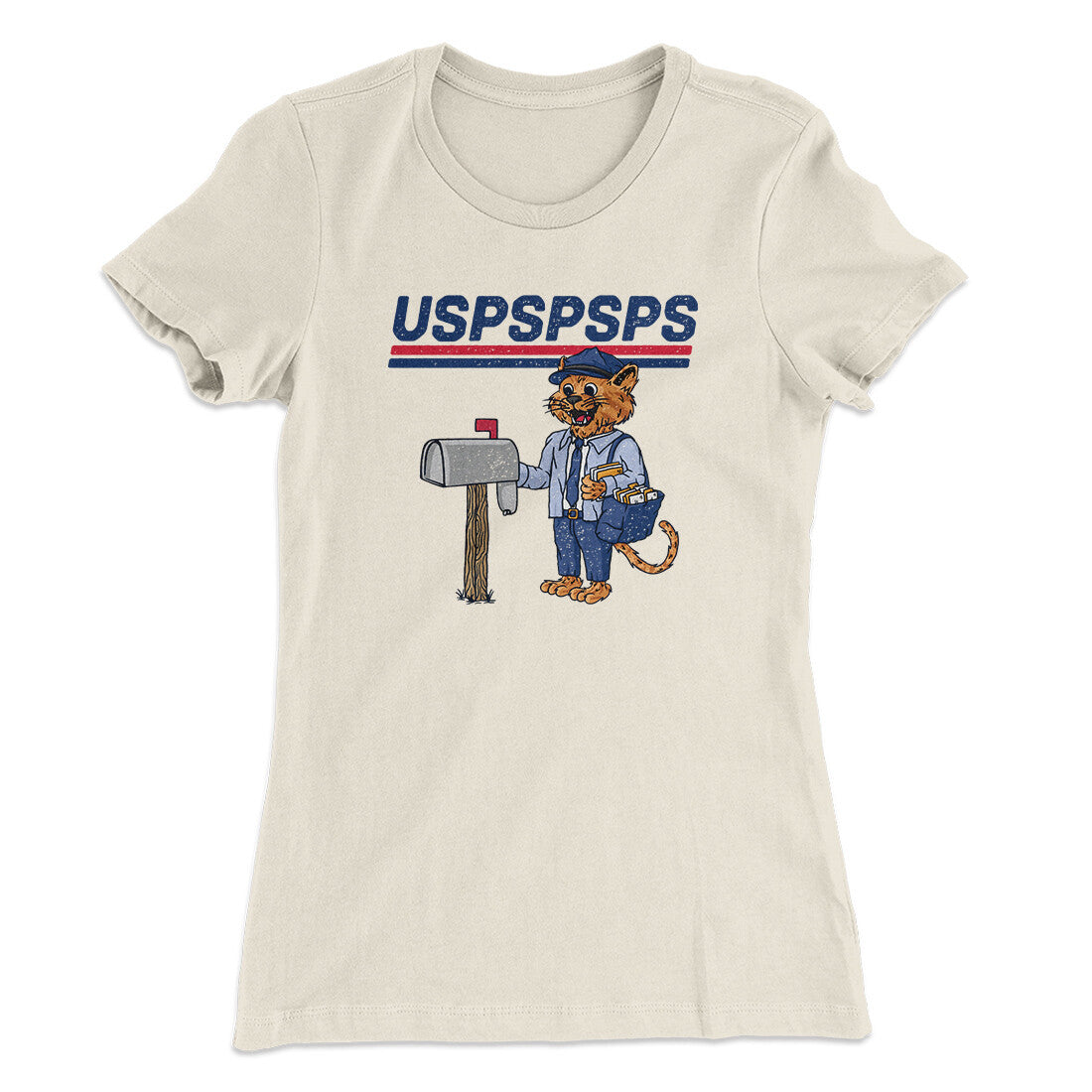 Uspspsps Women's T-Shirt Natural | Funny Shirt from Famous In Real Life