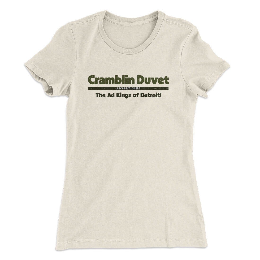 Cramblin Duvet Advertising Women's T-Shirt | Funny Shirt from Famous In Real Life