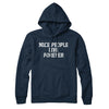 Nice People Live Forever Hoodie Navy Blue | Funny Shirt from Famous In Real Life