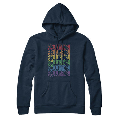Queen Hoodie Navy Blue | Funny Shirt from Famous In Real Life