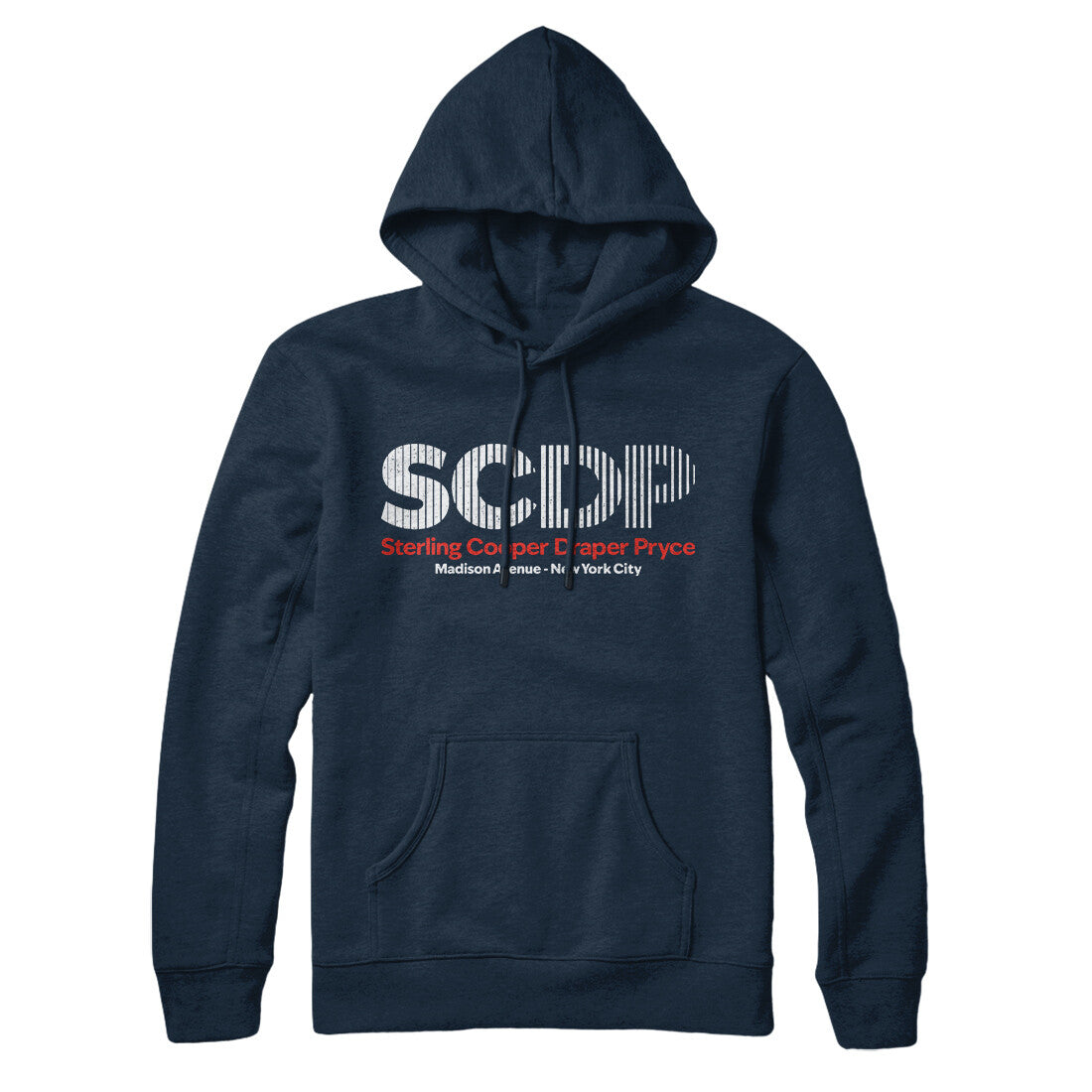 Sterling Cooper Draper Pryce Hoodie Navy Blue | Funny Shirt from Famous In Real Life