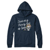 Surviving Purely On Spite Hoodie Navy Blue | Funny Shirt from Famous In Real Life