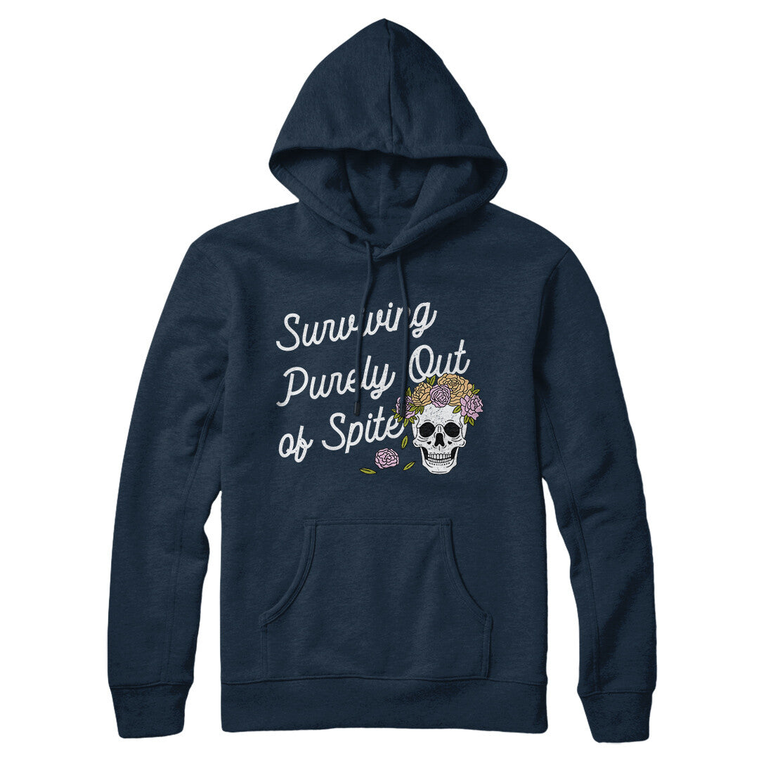 Surviving Purely On Spite Hoodie | Funny Shirt from Famous In Real Life