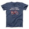 I’m A Loner Dottie, A Rebel Funny Movie Men/Unisex T-Shirt Navy Heather | Funny Shirt from Famous In Real Life