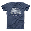 Negative Ghostrider The Pattern Is Full Funny Movie Men/Unisex T-Shirt Navy Heather | Funny Shirt from Famous In Real Life