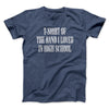 T-Shirt Of The Band I Loved In High School Men/Unisex T-Shirt Navy Heather | Funny Shirt from Famous In Real Life