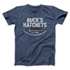Buck’s Hatchets Funny Movie Men/Unisex T-Shirt Navy Heather | Funny Shirt from Famous In Real Life