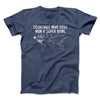 Countries Who Have Won A Super Bowl Men/Unisex T-Shirt Navy Heather | Funny Shirt from Famous In Real Life