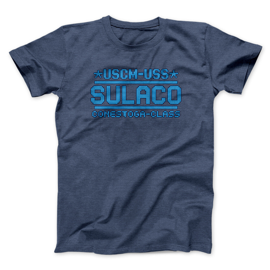 Uss Sulaco Men/Unisex T-Shirt Navy Heather | Funny Shirt from Famous In Real Life