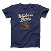 Wake 'N Bake Funny Thanksgiving Men/Unisex T-Shirt Navy | Funny Shirt from Famous In Real Life