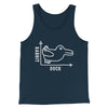 Rabbit Duck Graph Men/Unisex Tank Top Navy | Funny Shirt from Famous In Real Life