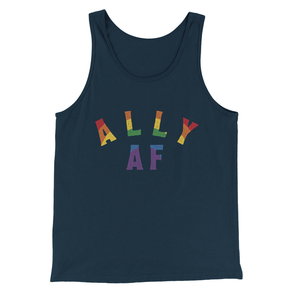 Ally Af Men/Unisex Tank Top | Funny Shirt from Famous In Real Life