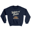 Wake 'N Bake Ugly Sweater Navy | Funny Shirt from Famous In Real Life