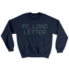 Pc Load Letter Ugly Sweater Navy | Funny Shirt from Famous In Real Life