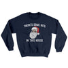 There’s Some Ho's In This House Ugly Sweater Navy | Funny Shirt from Famous In Real Life