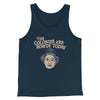 The Colonies Are Rowdy Today Men/Unisex Tank Top Navy | Funny Shirt from Famous In Real Life