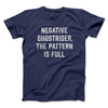 Negative Ghostrider The Pattern Is Full Men/Unisex T-Shirt Navy | Funny Shirt from Famous In Real Life