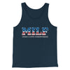 Milf - Man I Love Fireworks Men/Unisex Tank Top Navy | Funny Shirt from Famous In Real Life