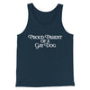 Proud Parent Of A Gay Dog Men/Unisex Tank Top Navy | Funny Shirt from Famous In Real Life