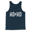 Adhd Men/Unisex Tank Top Navy | Funny Shirt from Famous In Real Life