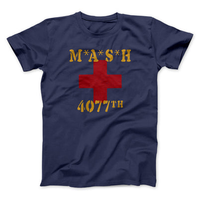 Mash 4077Th Men/Unisex T-Shirt Navy | Funny Shirt from Famous In Real Life