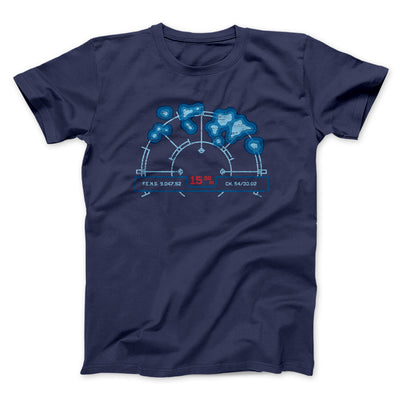 Motion Tracker Men/Unisex T-Shirt Navy | Funny Shirt from Famous In Real Life