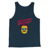 Weekend Warrior Funny Movie Men/Unisex Tank Top Navy | Funny Shirt from Famous In Real Life