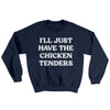 I'll Just Have The Chicken Tenders Ugly Sweater Navy | Funny Shirt from Famous In Real Life
