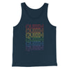 Queen Men/Unisex Tank Top Navy | Funny Shirt from Famous In Real Life