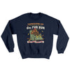 Thanksgiving Day Annual 0Mi Fun Run Ugly Sweater Navy | Funny Shirt from Famous In Real Life