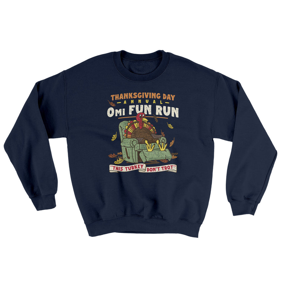 Thanksgiving Day Annual 0Mi Fun Run Ugly Sweater | Funny Shirt from Famous In Real Life