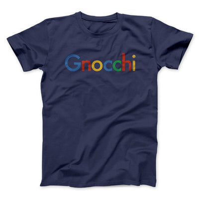 Gnocchi Men/Unisex T-Shirt Navy | Funny Shirt from Famous In Real Life