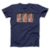 Blinking Guy Meme Funny Men/Unisex T-Shirt Navy | Funny Shirt from Famous In Real Life