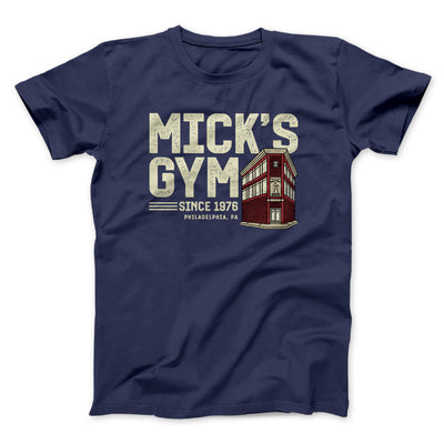 Mick's Gym Funny Movie Men/Unisex T-Shirt Navy | Funny Shirt from Famous In Real Life