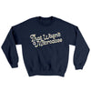 That Wasn’t A Microdose Ugly Sweater Navy | Funny Shirt from Famous In Real Life