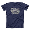 I Read Banned Books Men/Unisex T-Shirt Navy | Funny Shirt from Famous In Real Life