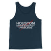 Houston I Have So Many Problems Men/Unisex Tank Top Navy | Funny Shirt from Famous In Real Life