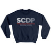 Sterling Cooper Draper Pryce Ugly Sweater Navy | Funny Shirt from Famous In Real Life