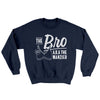 The Bro Aka Manzier Ugly Sweater Navy | Funny Shirt from Famous In Real Life