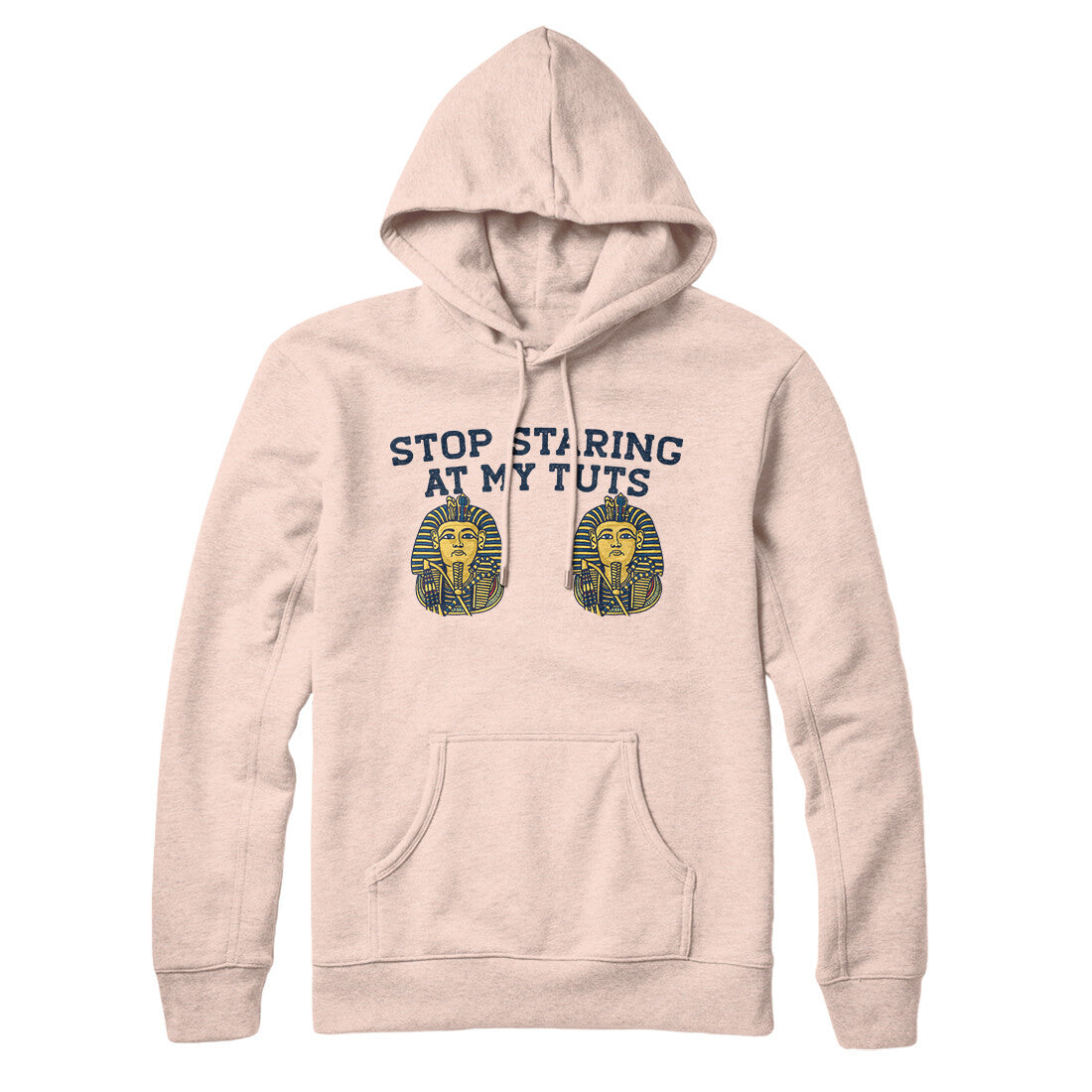 Stop Staring At My Tuts Hoodie Pale Pink | Funny Shirt from Famous In Real Life