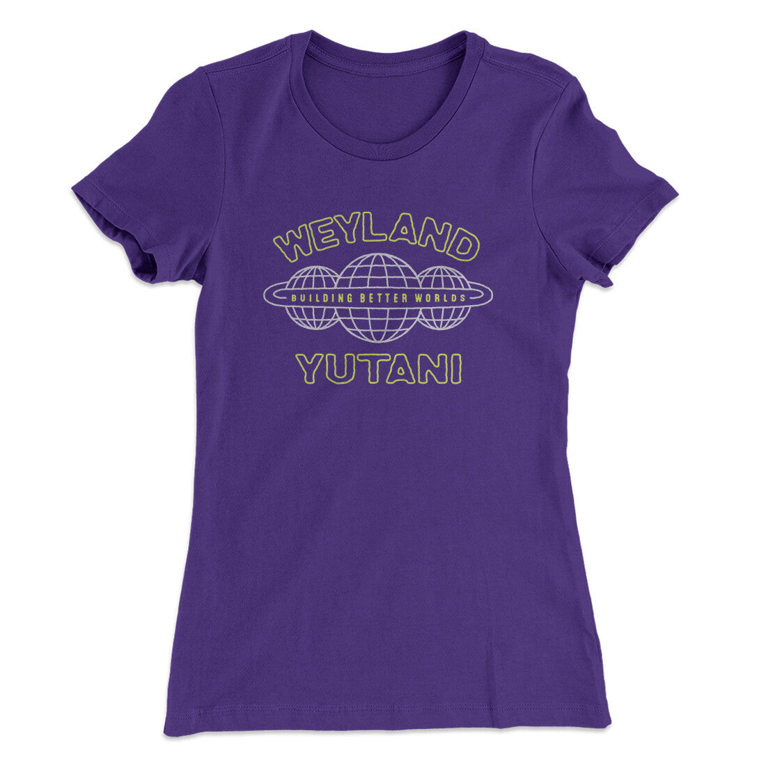 Weyland Yutani Women's T-Shirt Purple Rush | Funny Shirt from Famous In Real Life