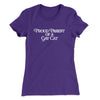 Proud Parent Of A Gay Cat Women's T-Shirt Purple Rush | Funny Shirt from Famous In Real Life