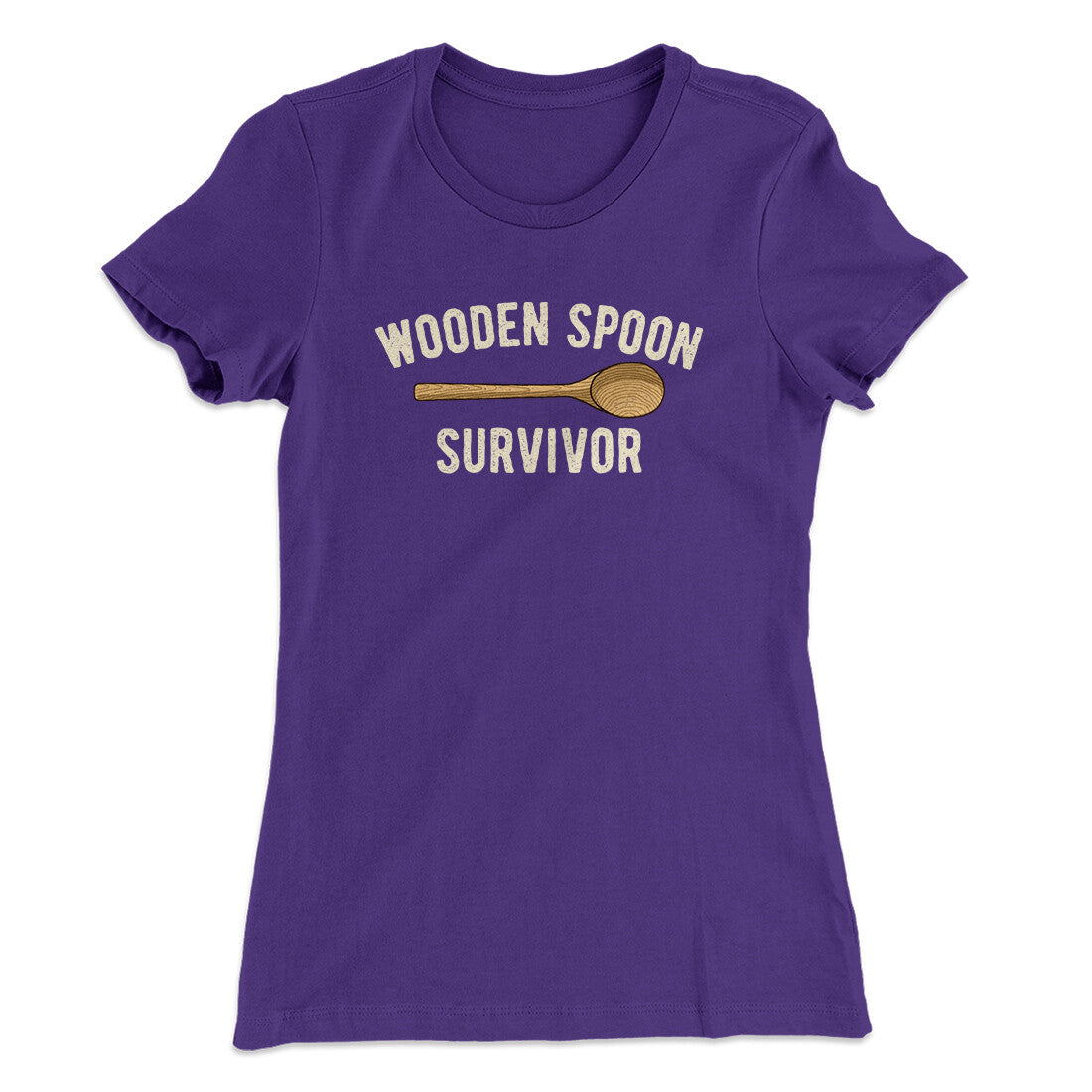 Wooden Spoon Survivor Women's T-Shirt | Funny Shirt from Famous In Real Life