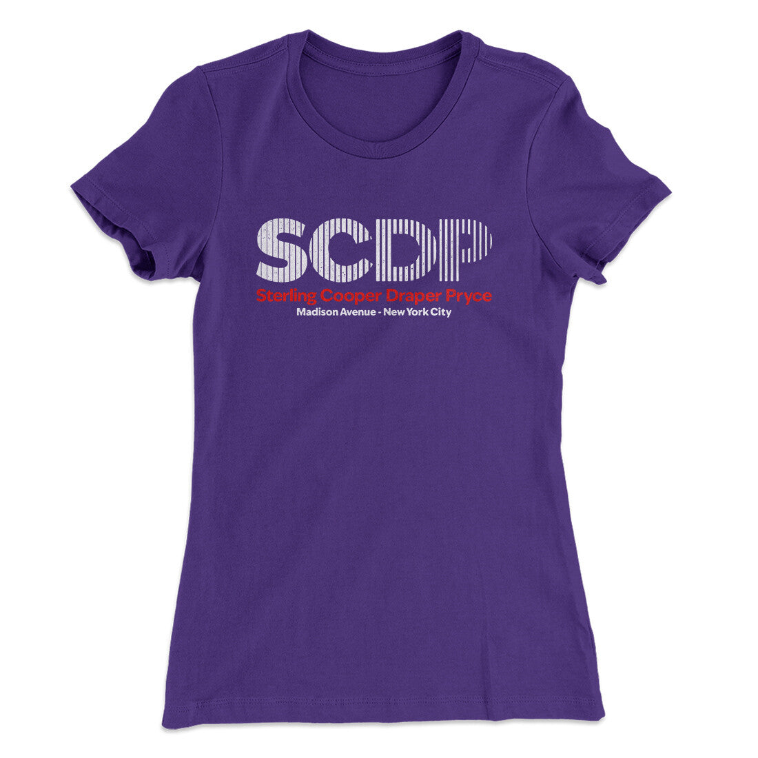 Sterling Cooper Draper Pryce Women's T-Shirt Purple Rush | Funny Shirt from Famous In Real Life
