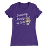 Surviving Purely On Spite Women's T-Shirt Purple Rush | Funny Shirt from Famous In Real Life