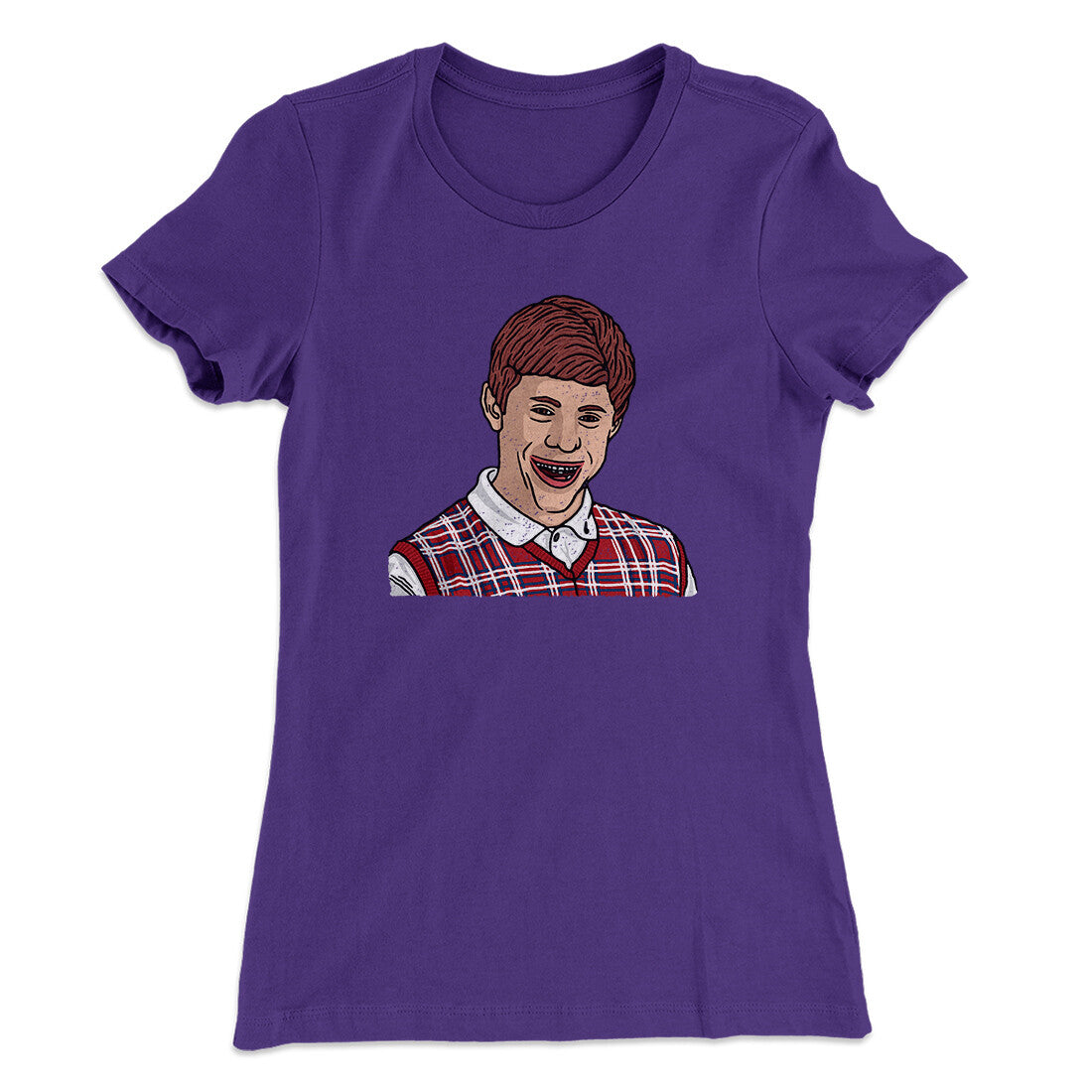 Bad Luck Brian Meme Funny Women's T-Shirt | Funny Shirt from Famous In Real Life