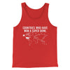 Countries Who Have Won A Super Bowl Men/Unisex Tank Top Red | Funny Shirt from Famous In Real Life