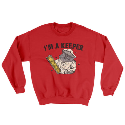I'm A Keeper Ugly Sweater Red | Funny Shirt from Famous In Real Life