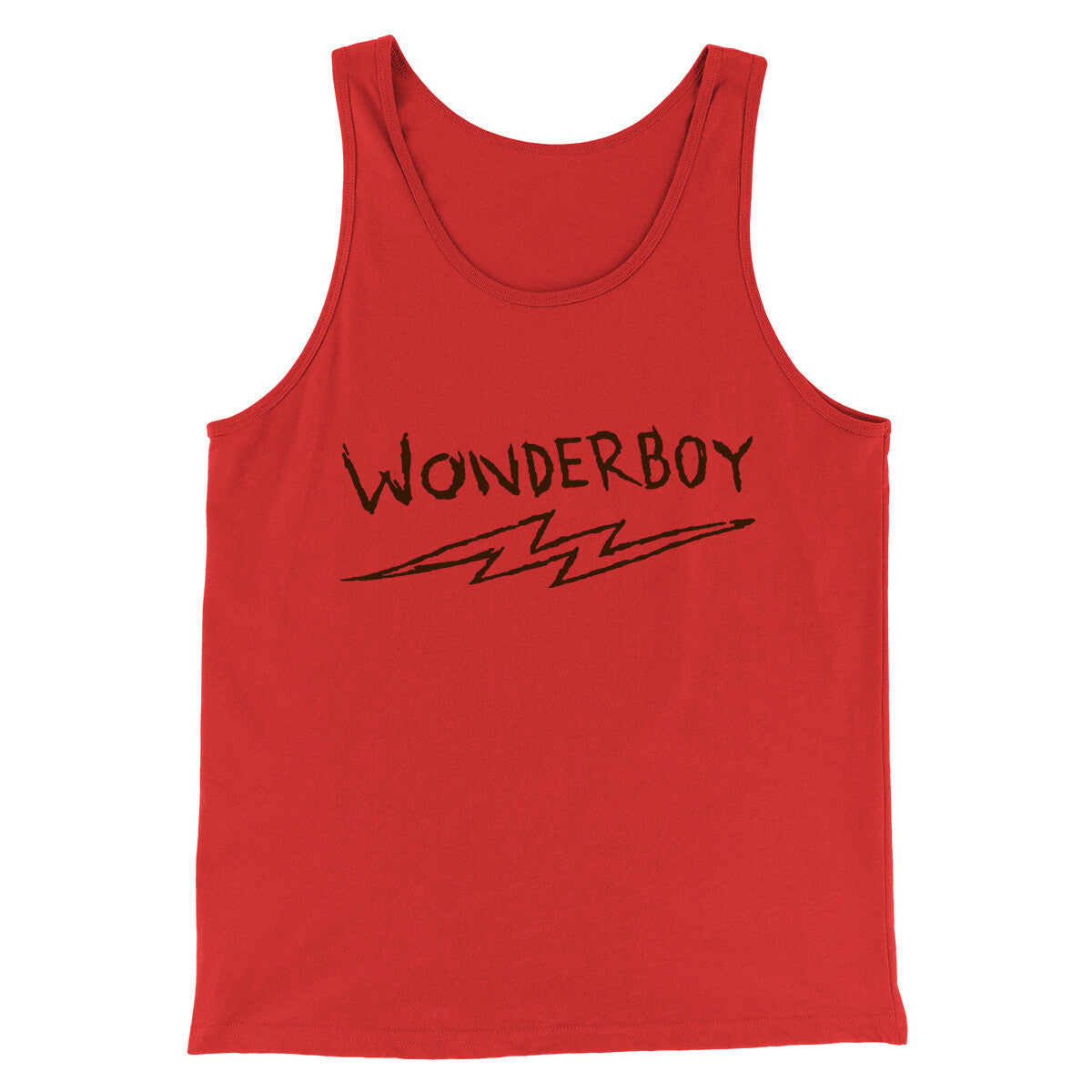 Wonderboy Men/Unisex Tank Top Red | Funny Shirt from Famous In Real Life